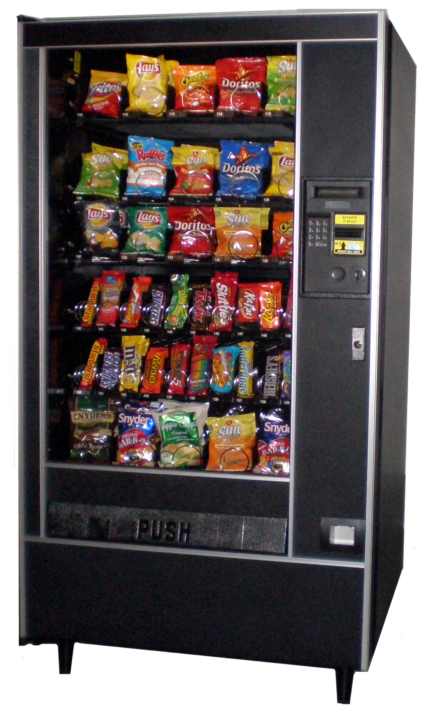 Automatic Products 123 snack vending machine